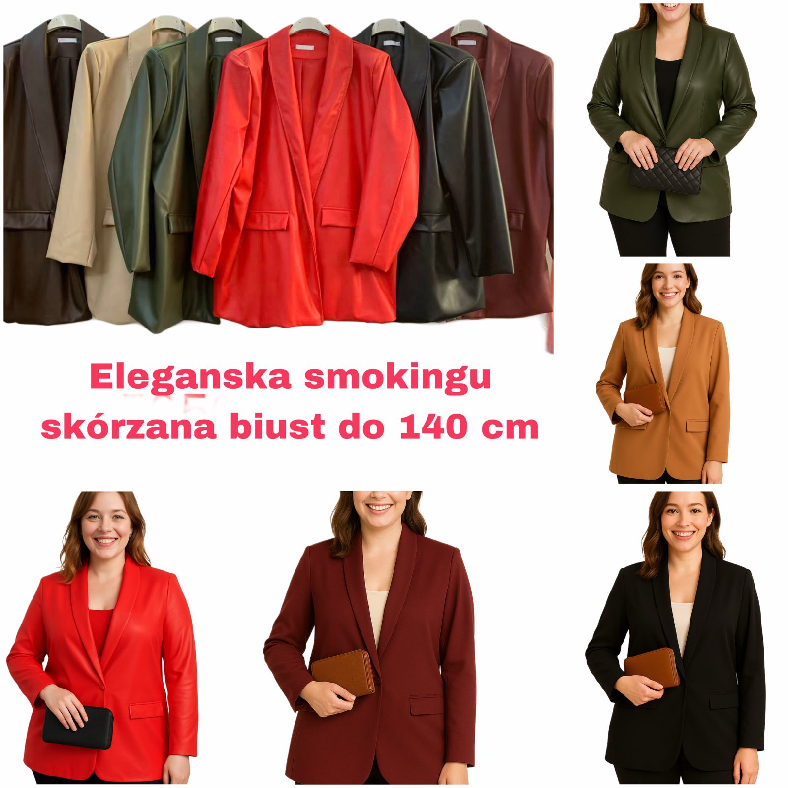 Kurtki Jeansowe Damskie , Size uni, paczka 6szt ,mix kolor