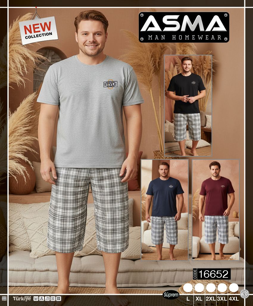 Piżamy MĘSKA Tureckie, Size l-4xl, paczka 15szt ,nix kolor