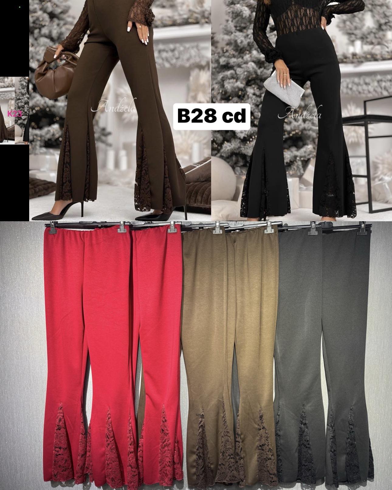 Spodnie Damskie  WŁOSKA  , Size uni, paczka 6szt ,mix kolor