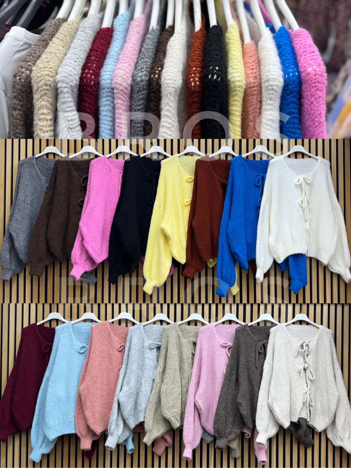 Swetry damskie, Size uni, paczka 6szt ,mix kolor