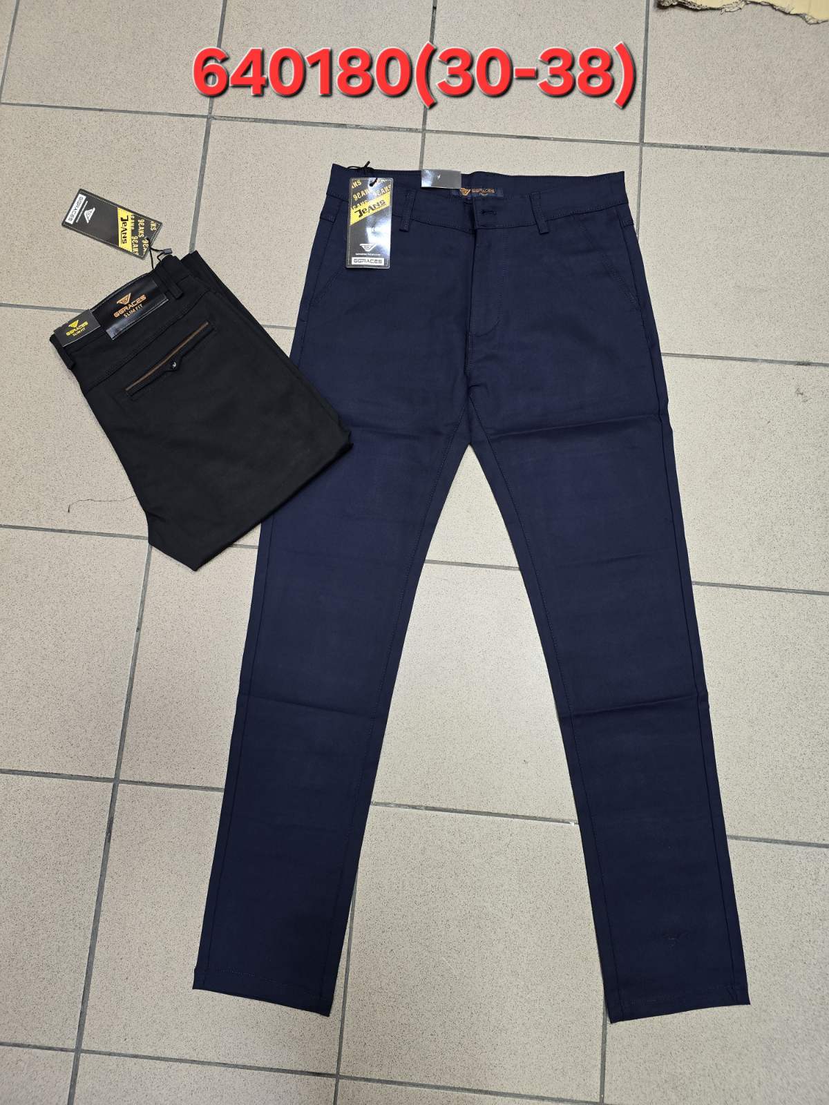 Spodnie MĘSKA , Size 30-38,paczka 8szt ,1kolor