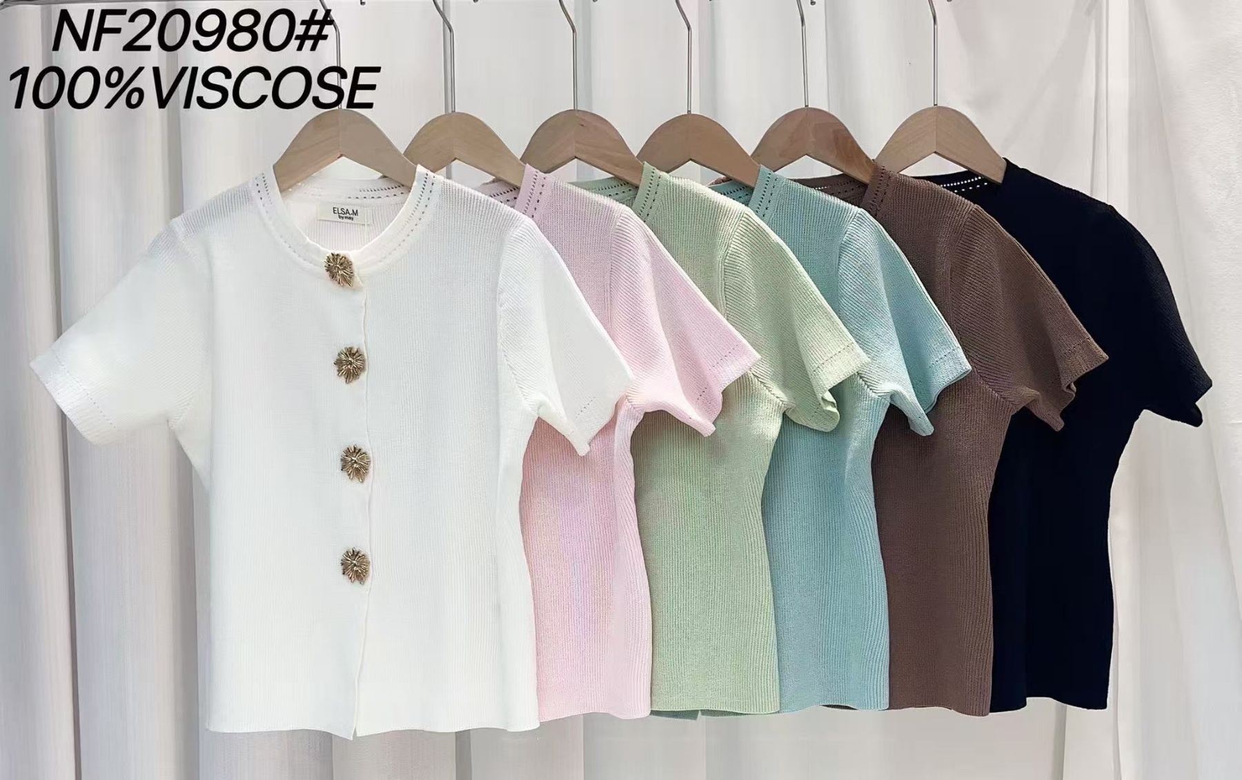 Bluzki Damskie , Size uni, paczka 6szt ,mix kolor