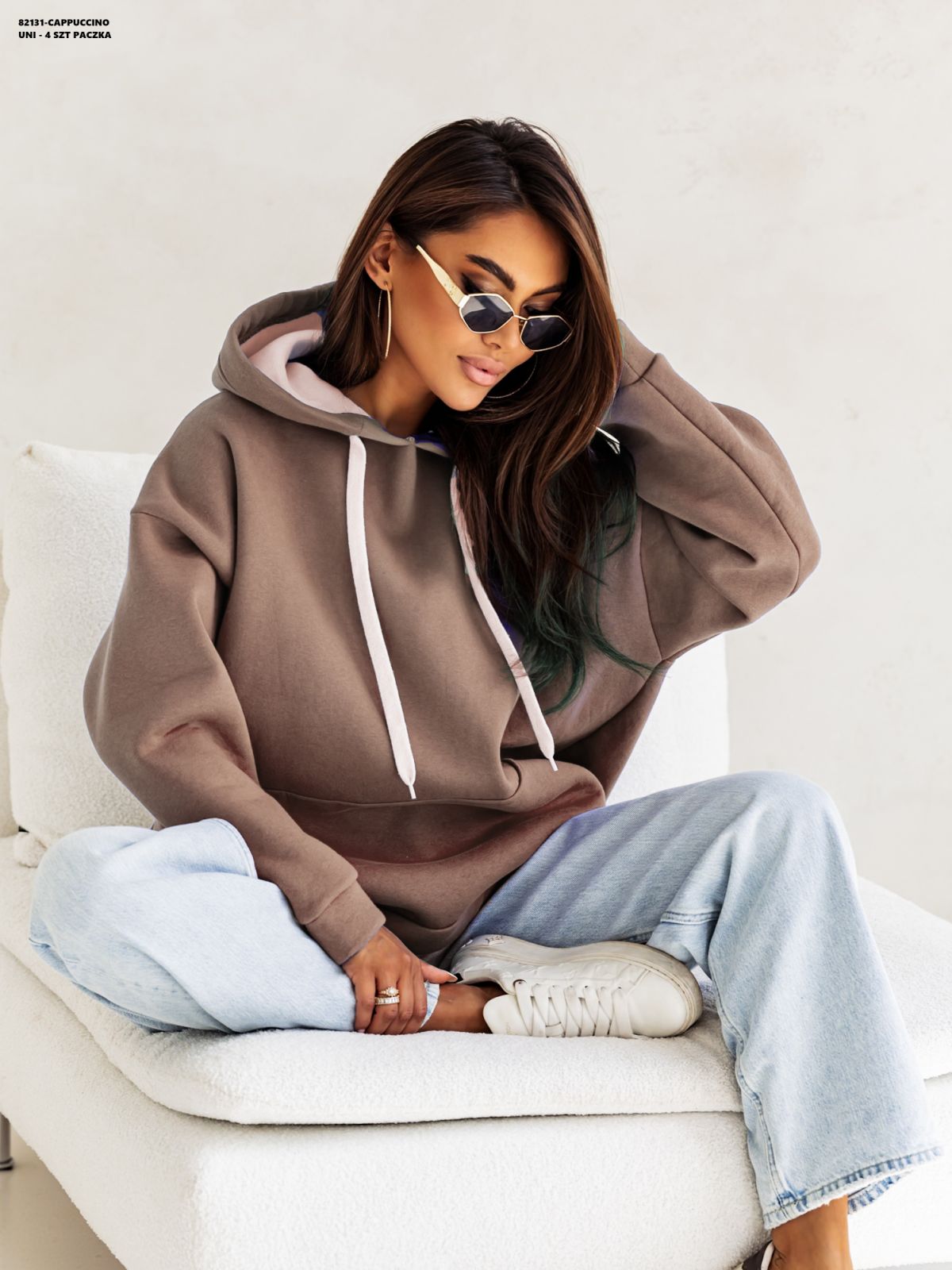 Bluzy Damskie polskie, Size uni, paczka 4szt,1kolor