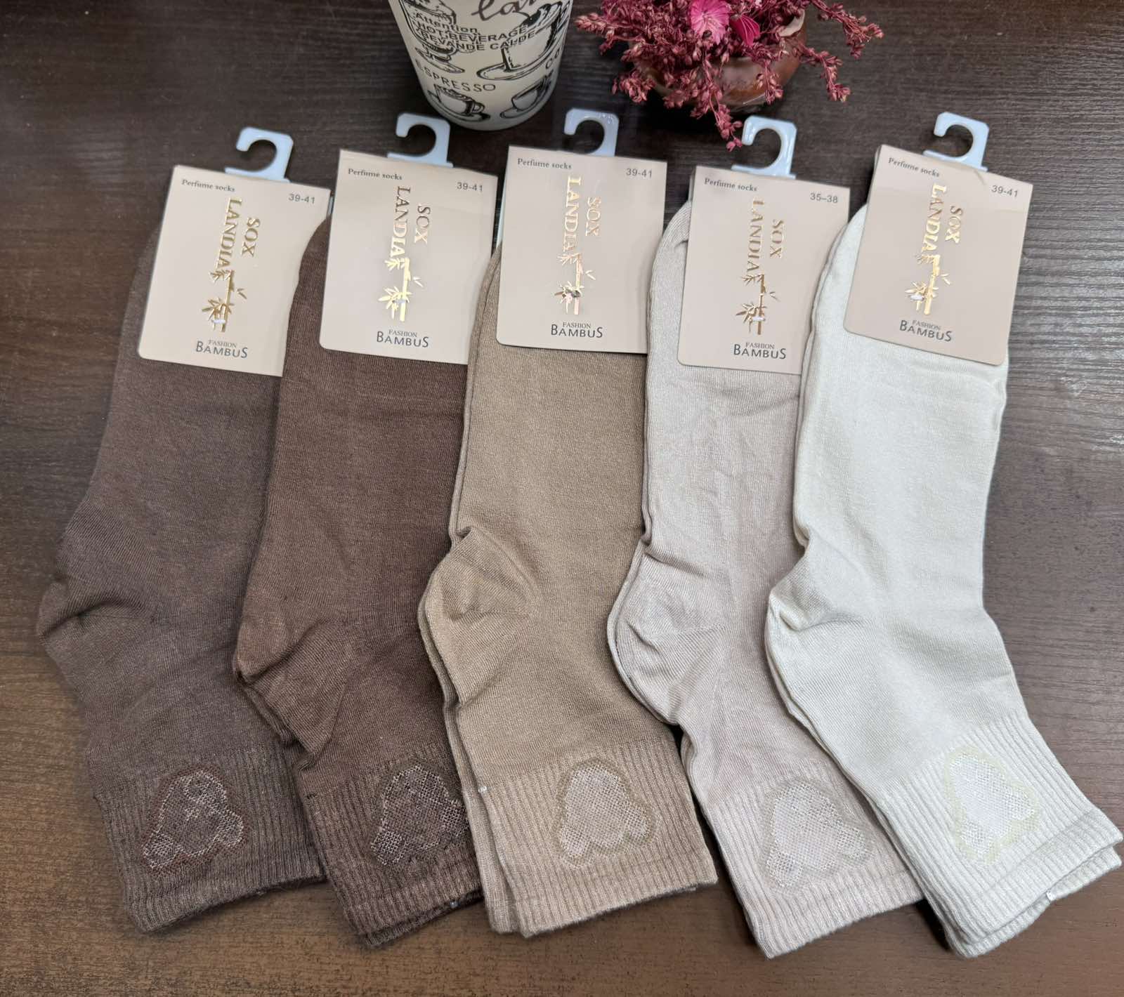 SKARPETY / STOPKI DAMSKIE.SIZE 35-41(40PAR/PACZKA) KOLOR JAK NA ZDZIĘCIU