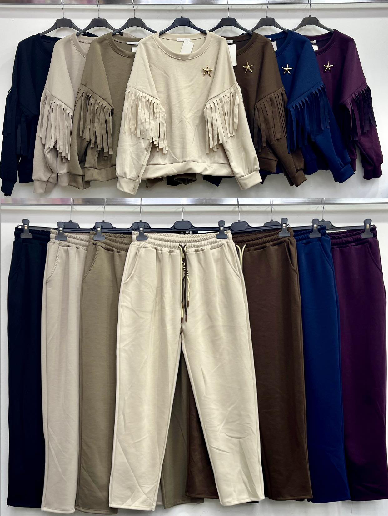 Komplety Damskie WŁOSKA , Size uni, paczka 6szt ,mix kolor