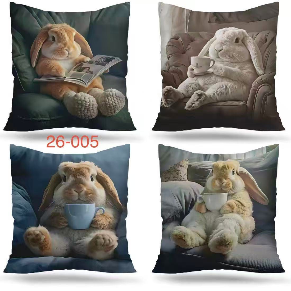 Poszewka na poduszkę dwustronna  Rozmiar:40/40cm,Paczka 12 szt mix