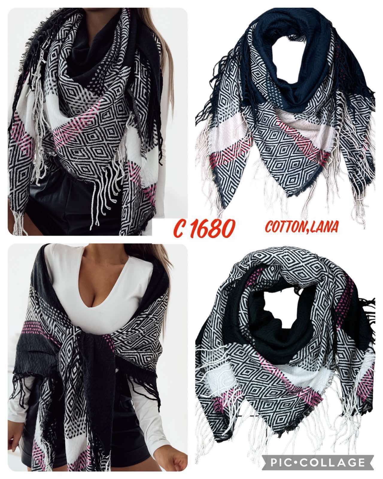 Szaliki damskie, paczka 12szt,mix kolor