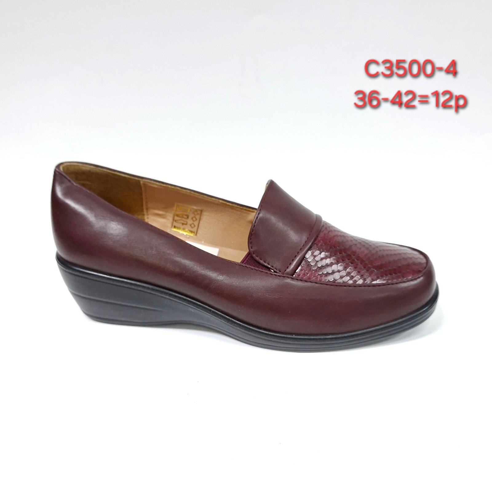 Buty Babcine Półbuty Damskie (36-42, 12par)