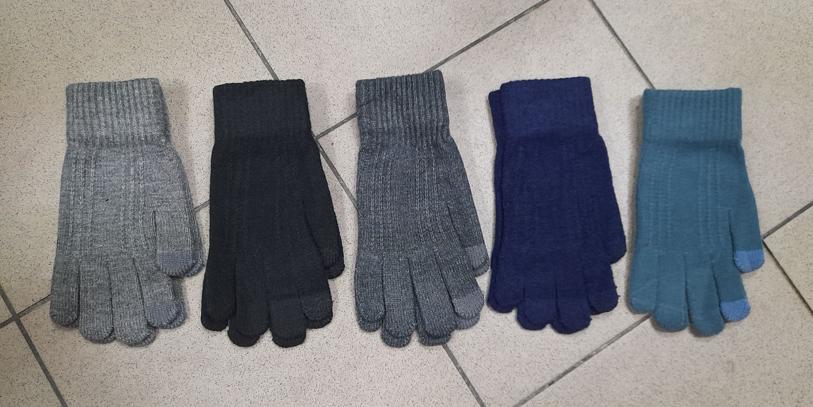 Rękawice Damski, paczka 12szt,mix kolor