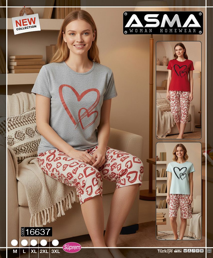 Piżamy  damskie Tureckie, Size m-3xl, paczka 15szt ,nix kolor