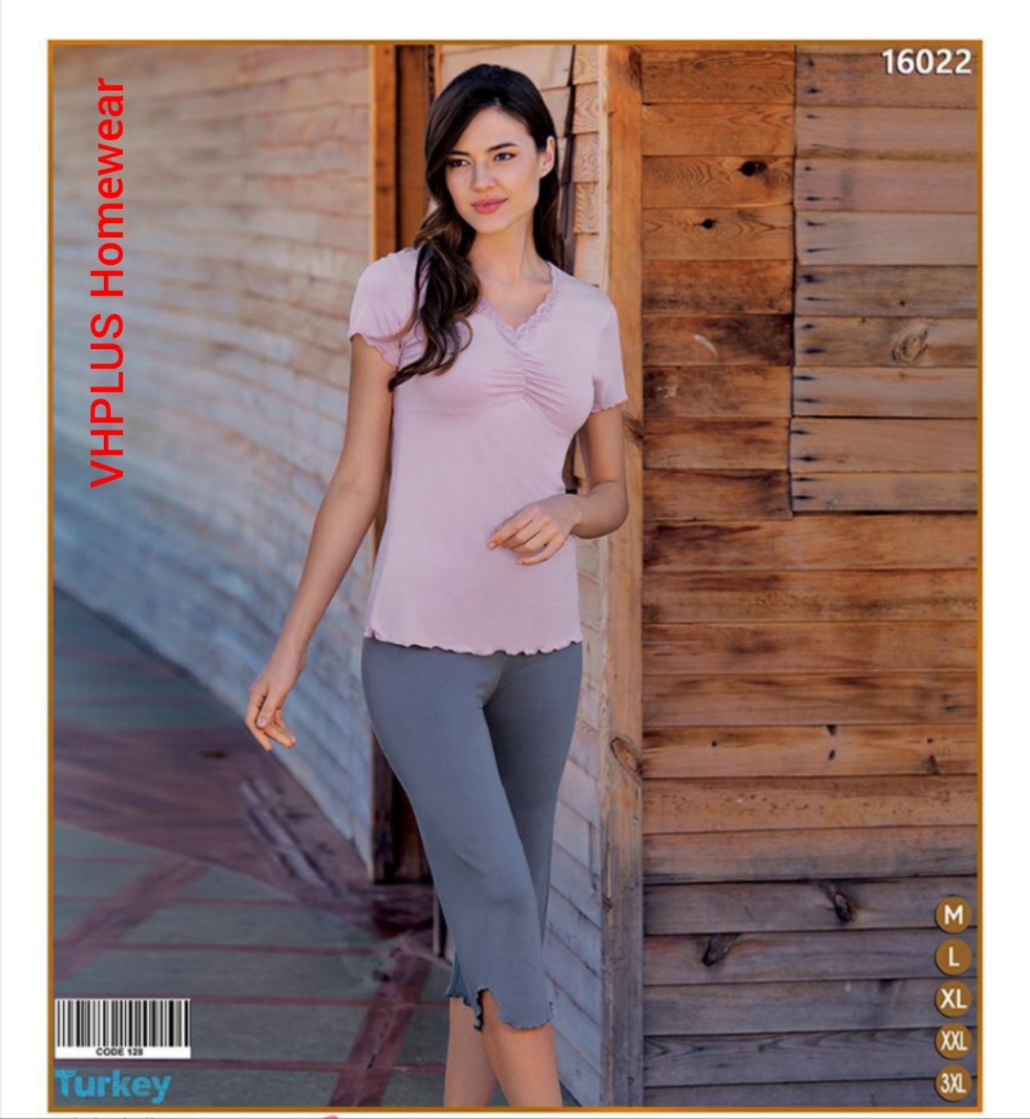 Piżama damskie Tureckie, Size m-3xl, paczka 5szt ,1kolor