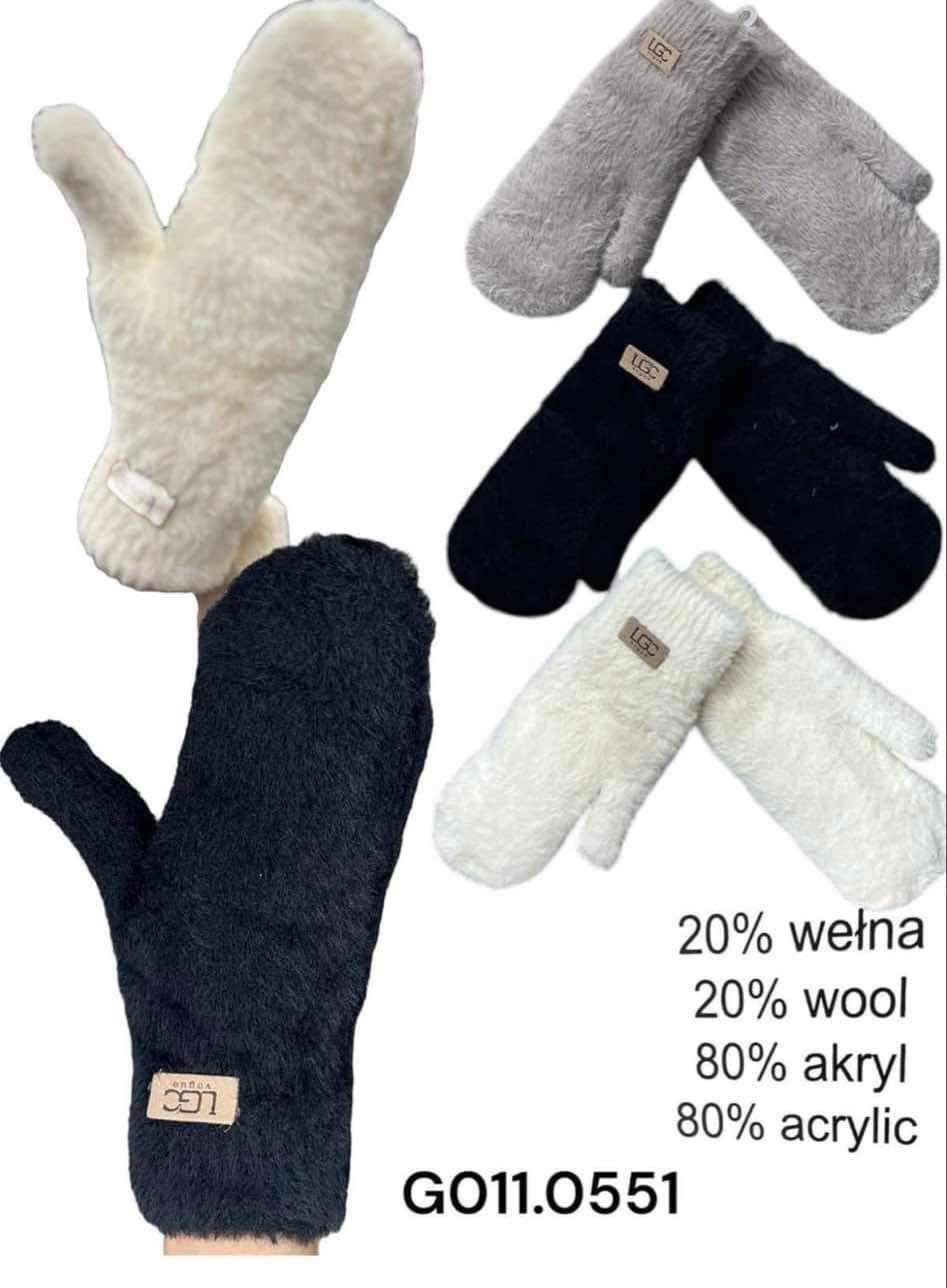 Rękawice Damski, paczka 12szt,mix kolor