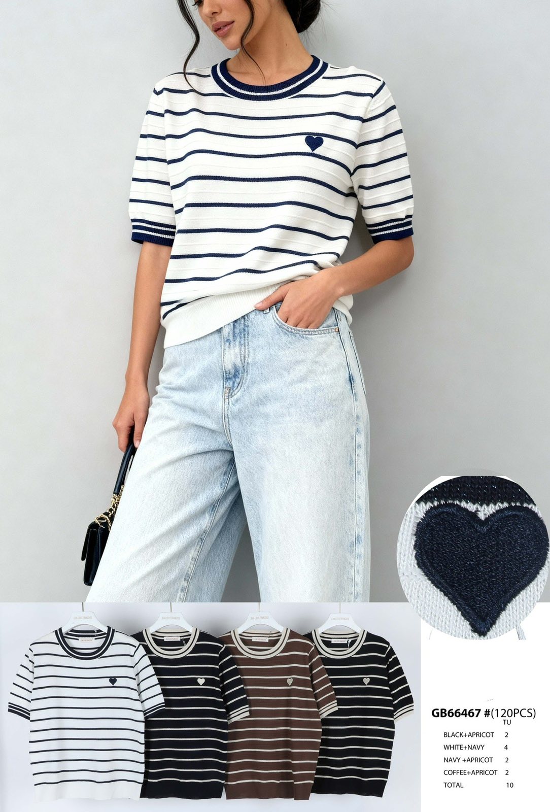 Swetry damskie Tureckie, Size UNI, paczka 10szt ,mix kolor