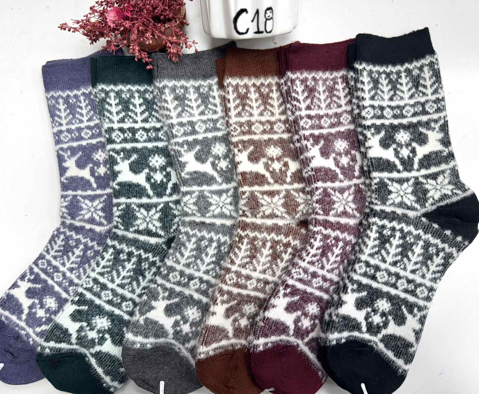 SKARPETY / STOPKI DAMSKIE.SIZE 35-38(40PAR/PACZKA) KOLOR JAK NA ZDZIĘCI