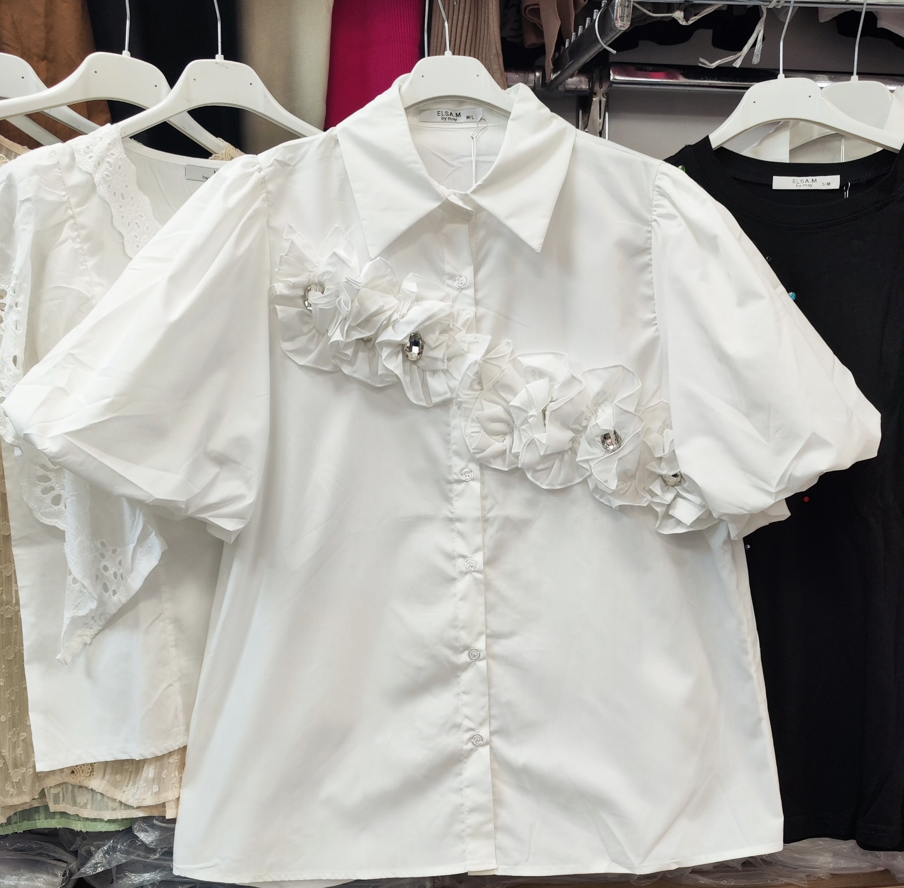 Bluzki damskie , Size s-l,paczka 6szt,1kolor