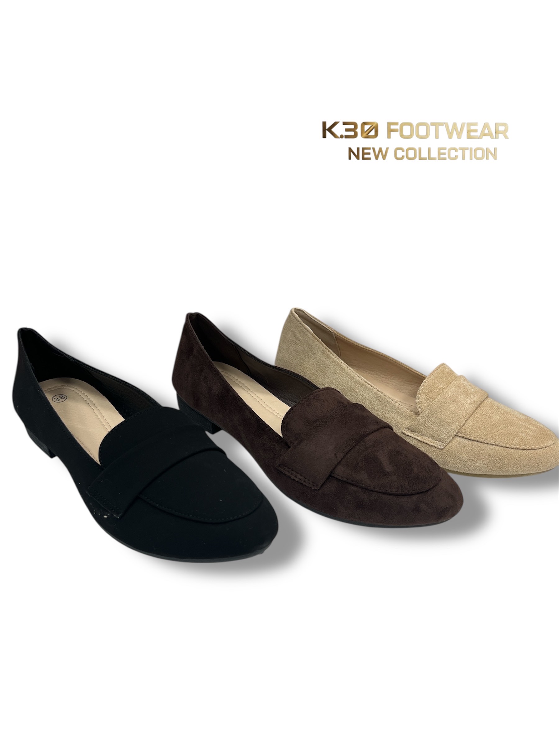 Buty Mokasyny Damskie (36-41, 12par)