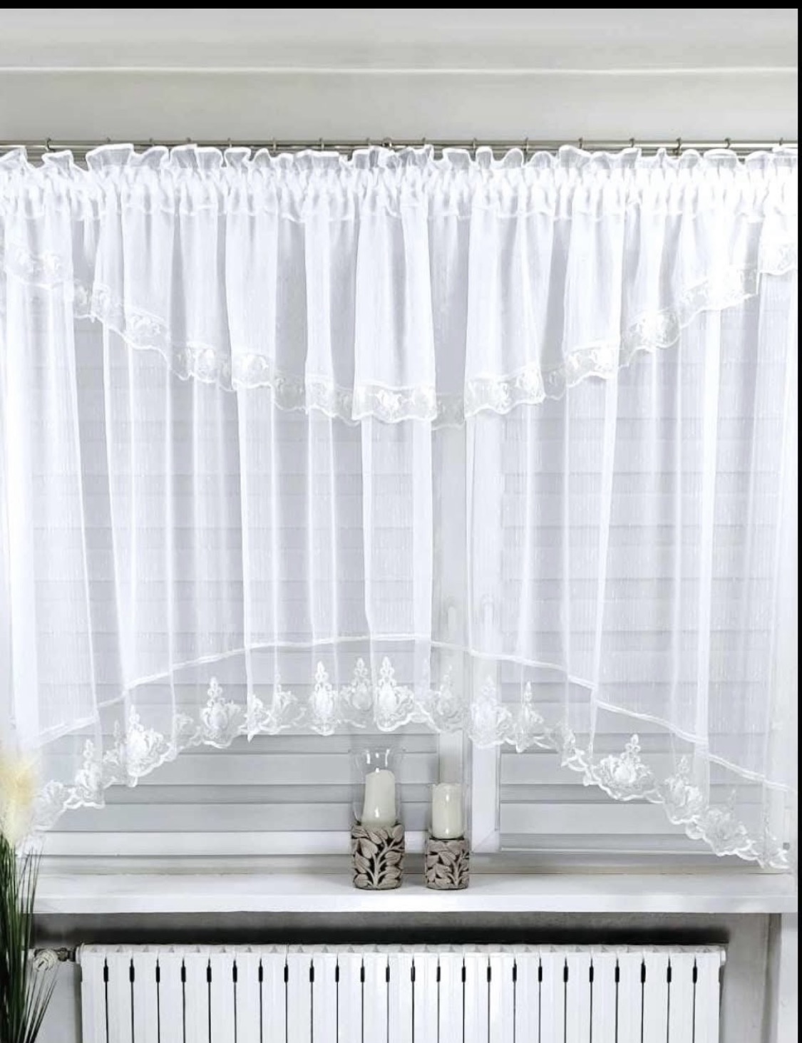 Firany Rozmiar:  150x400cm paczka 6szt ,1kolor