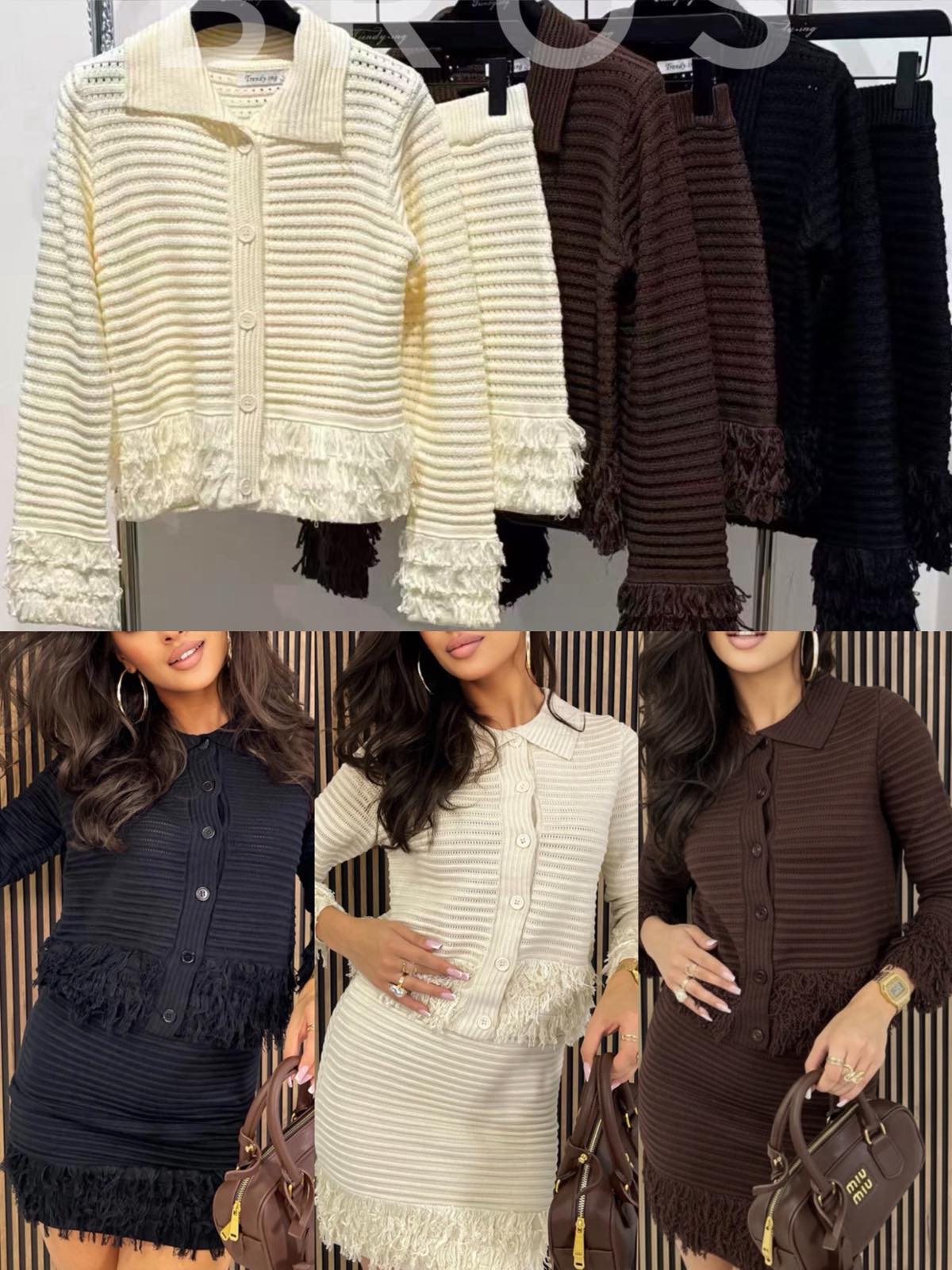 Komplety  damskie, Size uni, paczka 6szt ,mix kolor