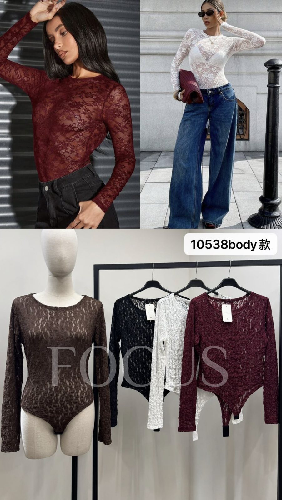 Bluzki Damskie WŁOSKA , Size uni, paczka 6szt ,mix kolor