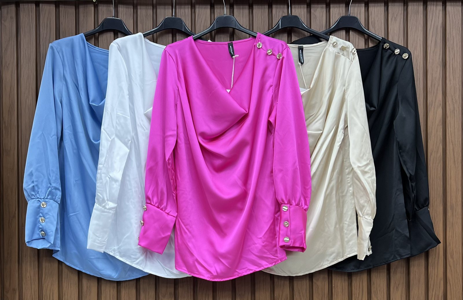 Bluzki  Damskie  WŁOSKA  , Size uni, paczka 6szt ,mix kolor