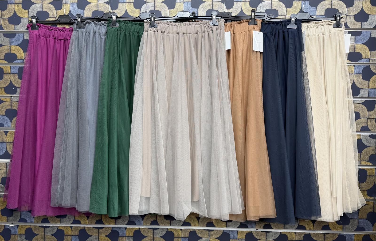 Spódnica  Damskie wloskie, Size uni, paczka 6szt ,mix kolor