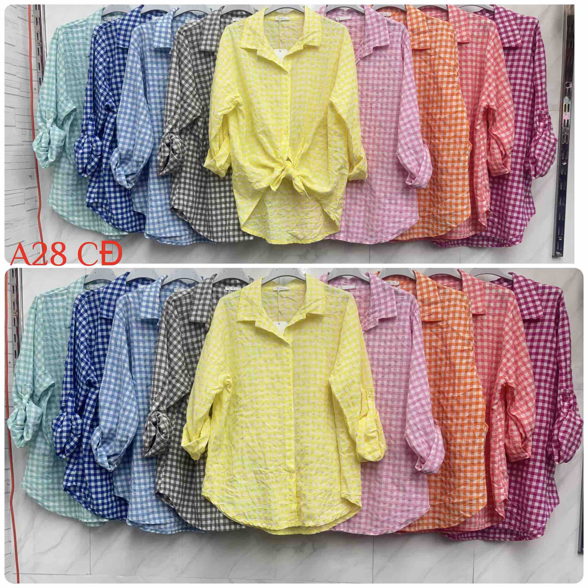 Koszule Damskie  WŁOSKA  , Size uni, paczka 6szt ,mix kolor