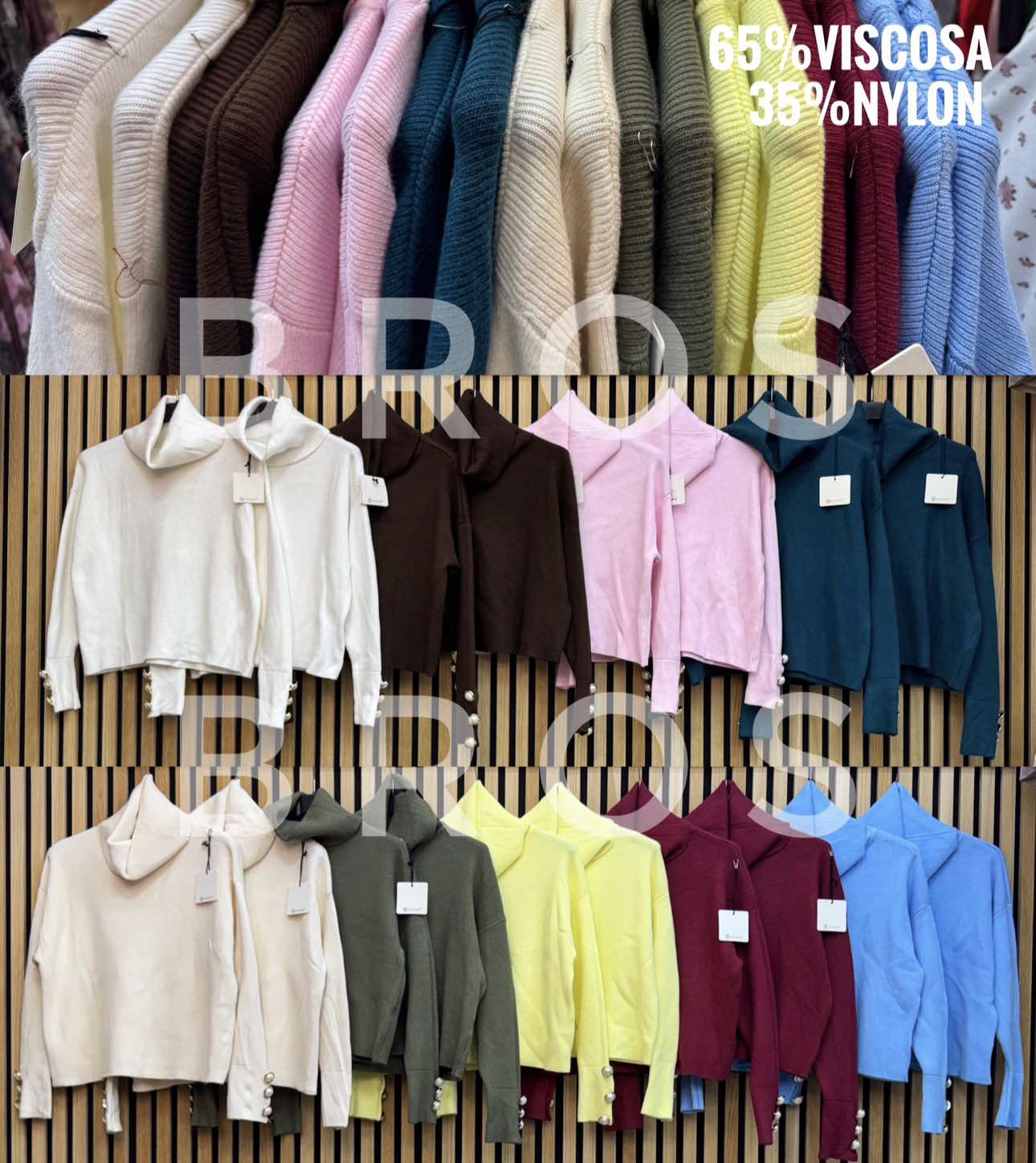 Swetry damskie, Size uni, paczka 6szt ,mix kolor