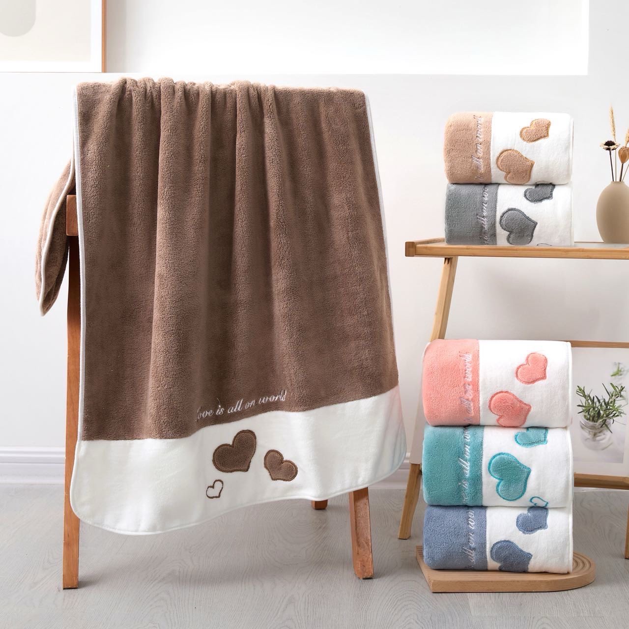 Ręczniki z Mikrofibra Rozmair : 50/100,Paczka : 12szt / mix kolor