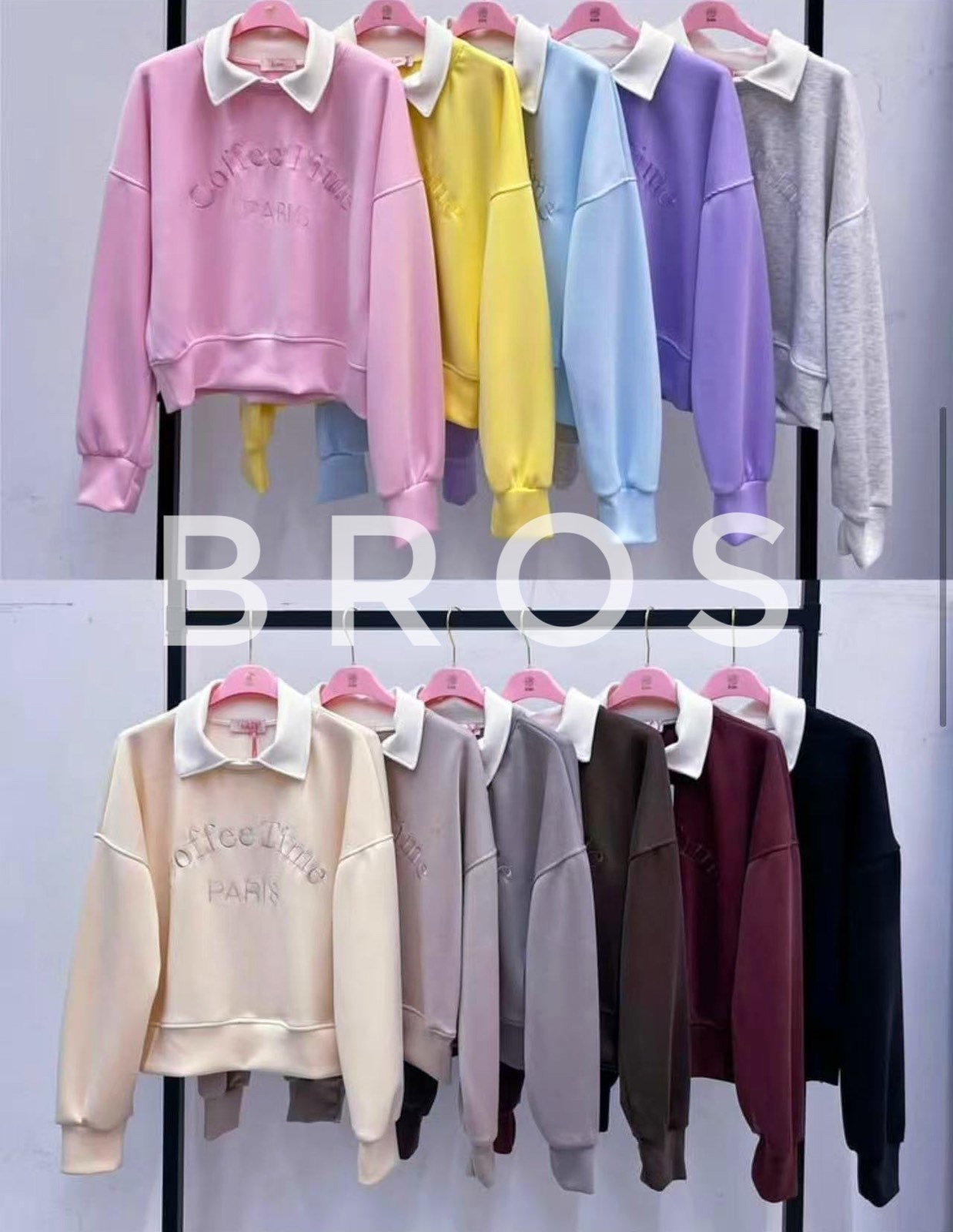 Bluzy damskie, Size uni, paczka 6szt ,mix kolor