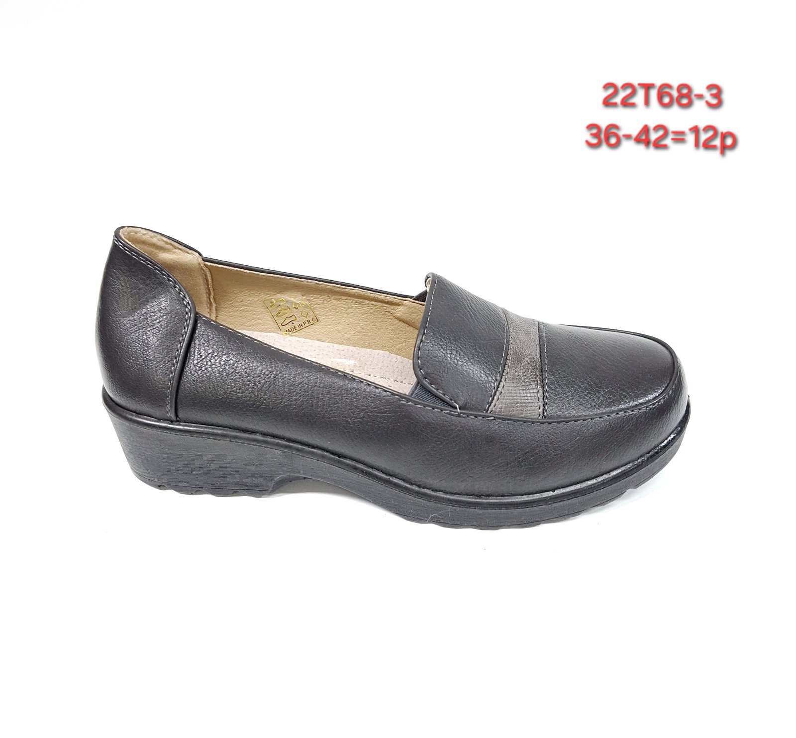 Buty Babcine Półbuty Damskie (36-42, 12par)