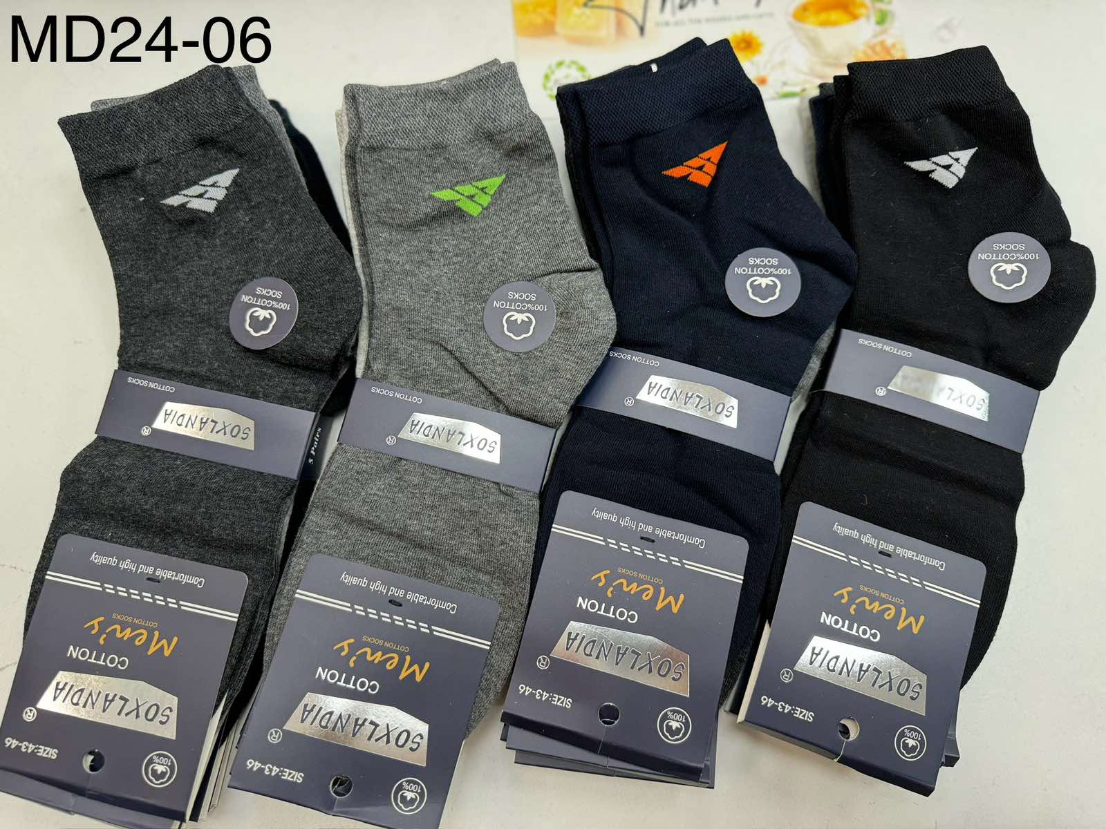 SKARPETY / STOPKI  MĘSKA.SIZE 43-46(40PAR/PACZKA) KOLOR JAK NA ZDZIĘCI