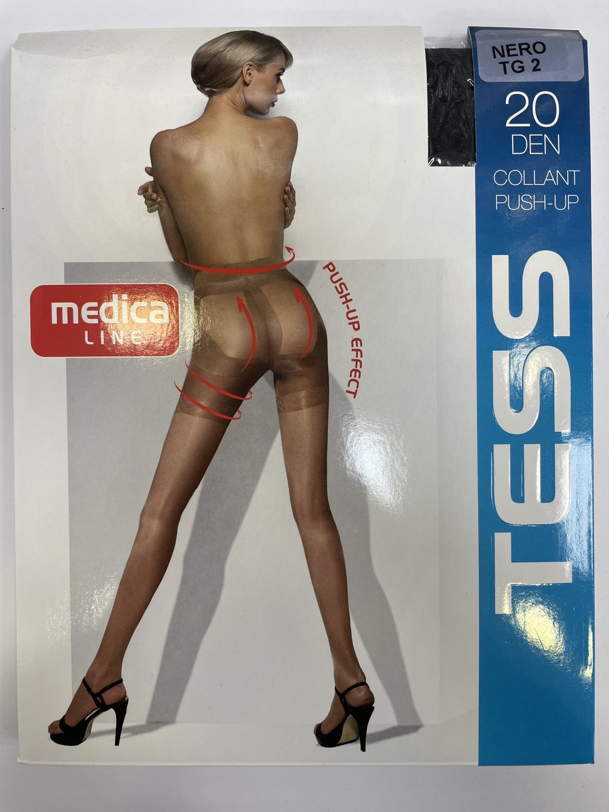 Rajstopy 20 Den Push-Up NERO Damskie , Size 3,4,paczka 12szt ,1kolor