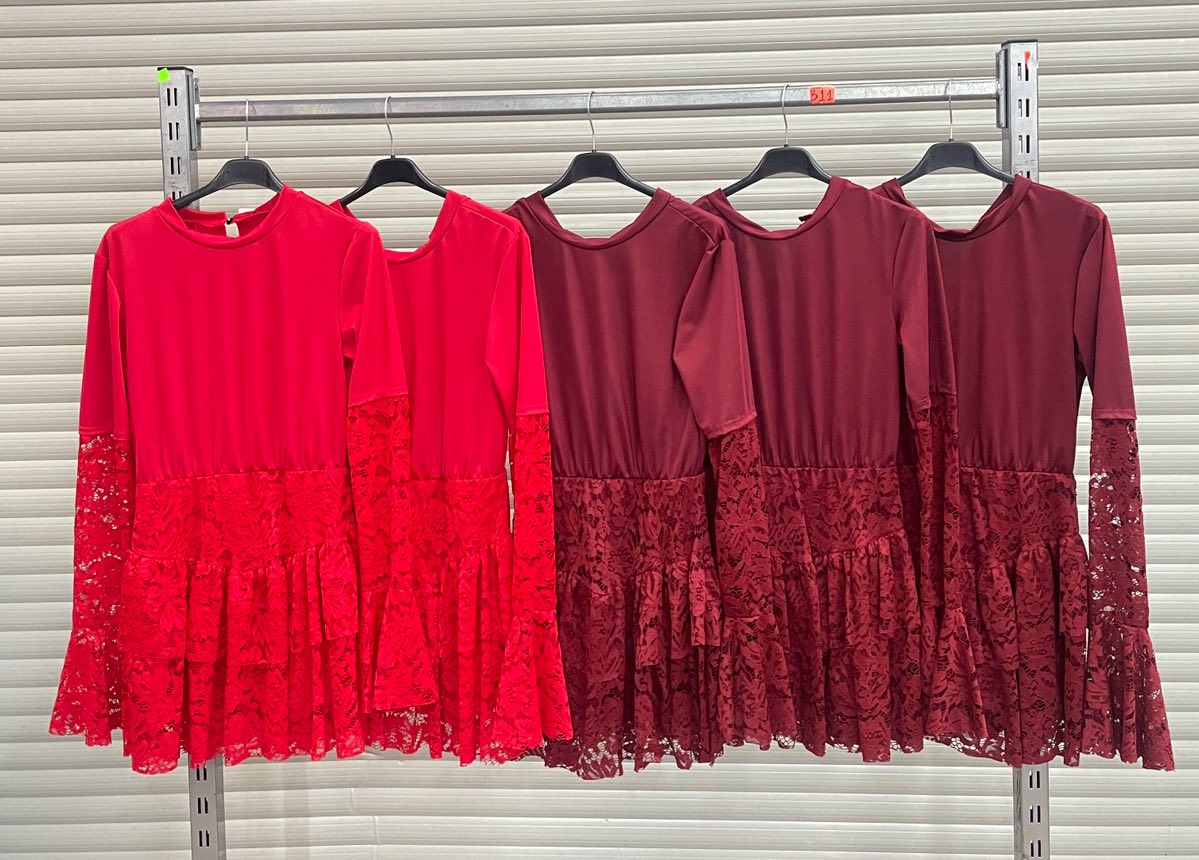 Sukienki Damskie wloskie, Size uni, paczka 6szt ,mix kolor