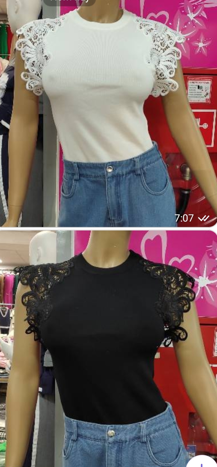 Bluzki damskie , Size uni,paczka 6szt,mix kolor