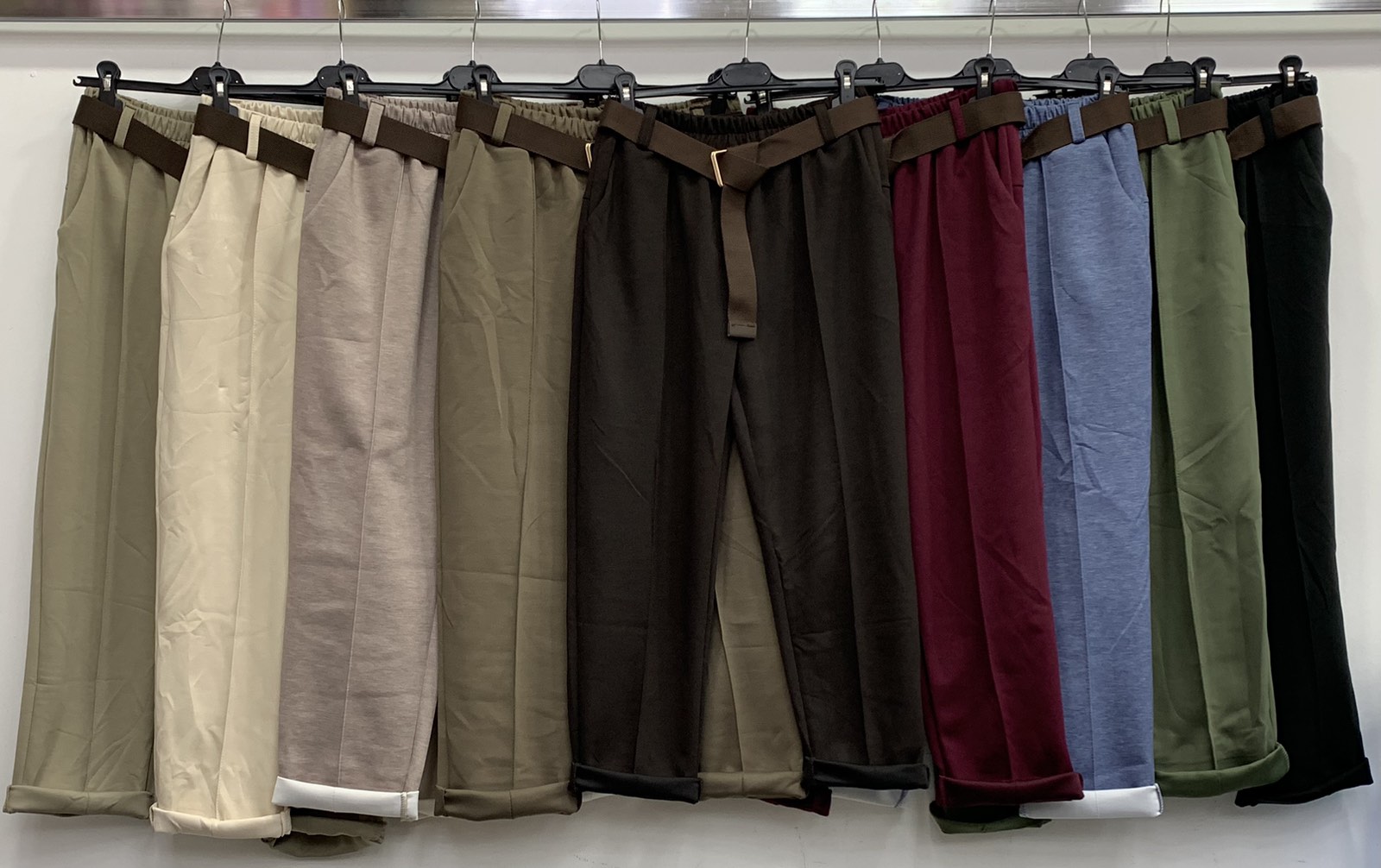 Spodnie Damskie WŁOSKA , Size uni, paczka 6szt ,mix kolor