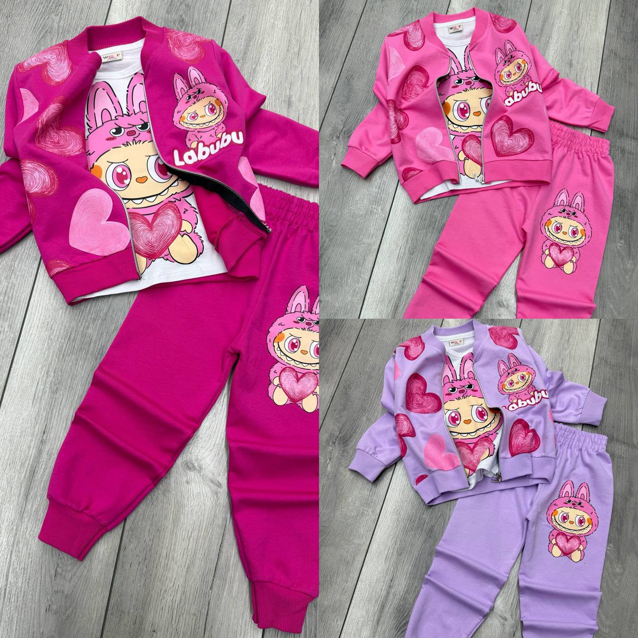 Komplety DZIECIĘCA tureckie,size 3-10 lat,paczka 5szt ,1kolor