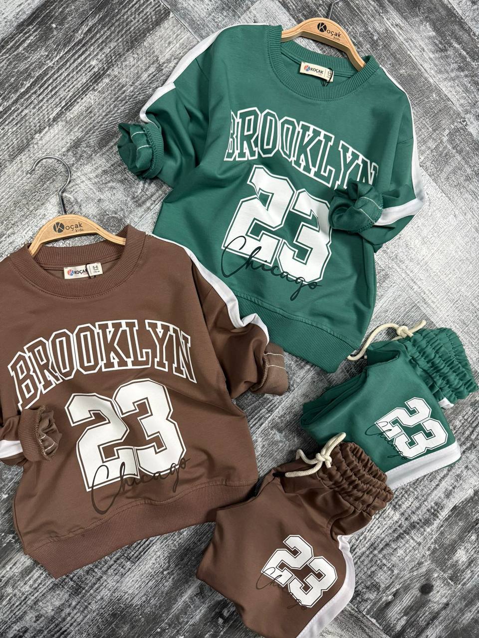 Komplety DZIECIĘCA tureckie,size   5/6-13/14lat,paczka 6szt ,1kolor