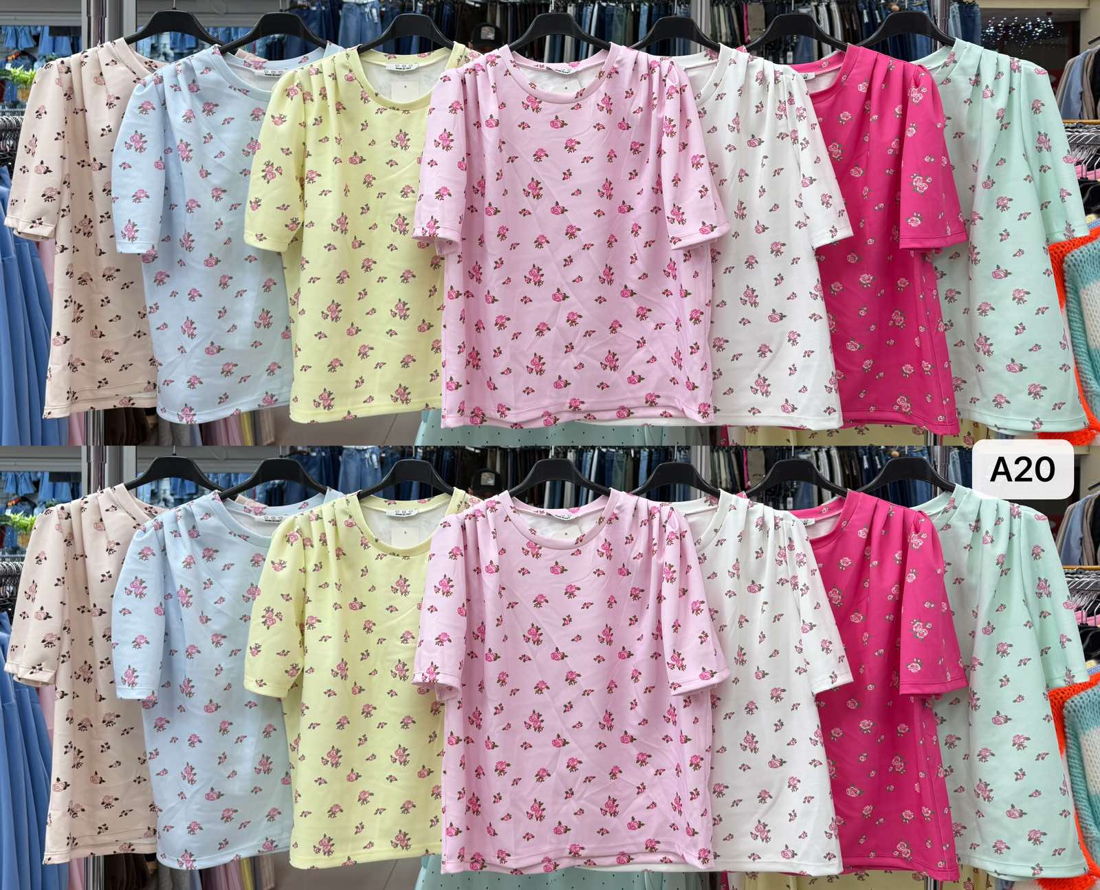 Bluzki Damskie  , Size uni, paczka  6szt ,mix kolor