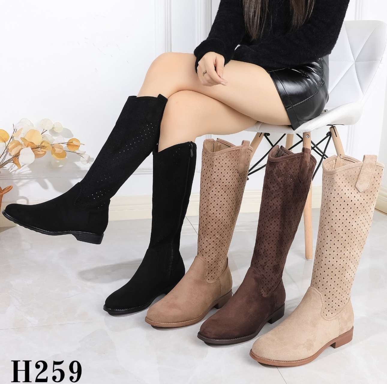 Buty Kozaki Damskie (36-41, 12par)