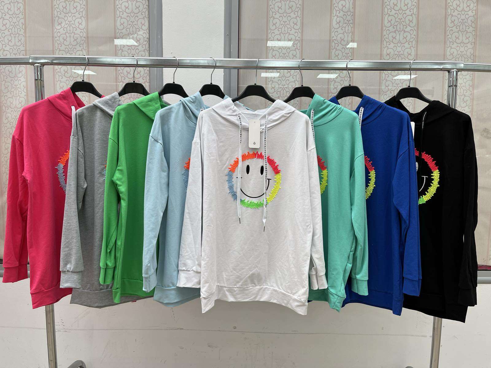 Bluzy  Damskie  WŁOSKA  , Size uni, paczka  6szt ,mix kolor