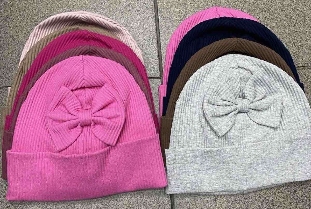 Czapki DZIECIĘCE,paczka 12szt, mix kolor