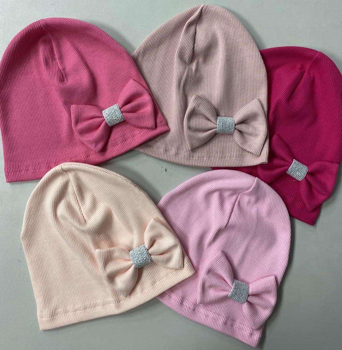 Czapki DZIECIĘCE,paczka 12szt, mix kolor