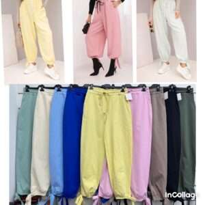 Spodnie Damskie  WŁOSKA  , Size uni, paczka  6szt ,mix kolor