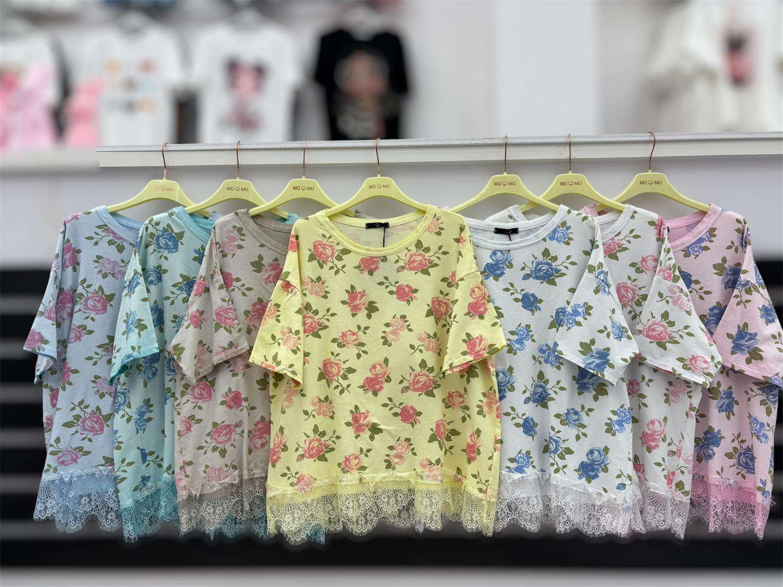 Bluzki  Damskie TURECKA , Size uni, paczka  6szt ,mix kolor