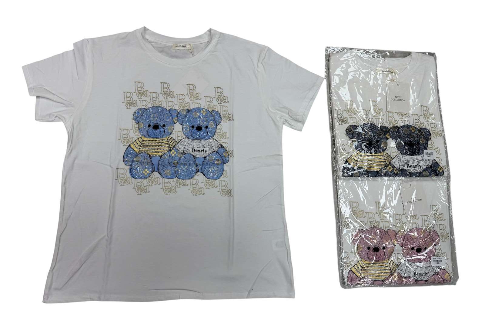 Bluzki Damskie  WŁOSKA  , Size uni, paczka  6szt ,mix kolor