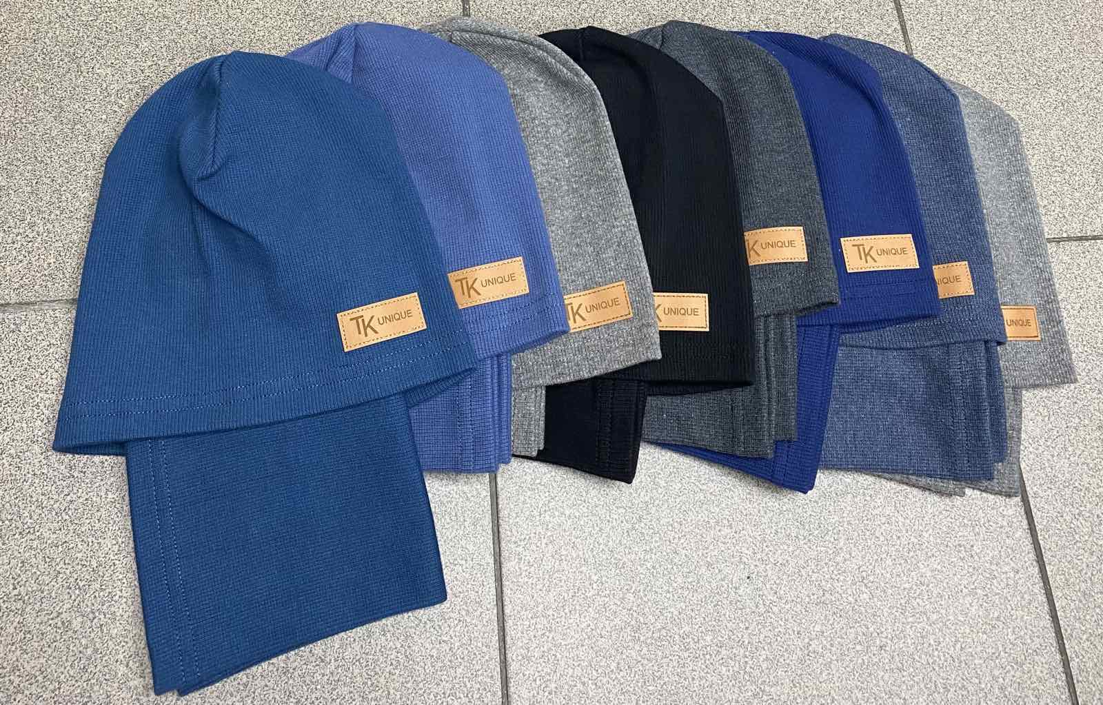 Komplety Czapki DZIECIĘCE,size 50-52,paczka 12szt, mix kolor