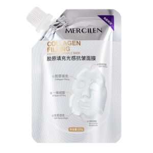 Maska kolagenowa przeciwzmarszczkowa, (12szt/Paczka )