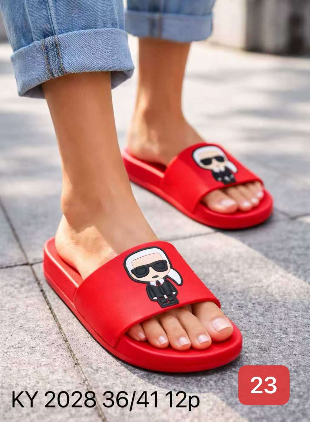 Klapki DAMSKIE (36-41, 12par)