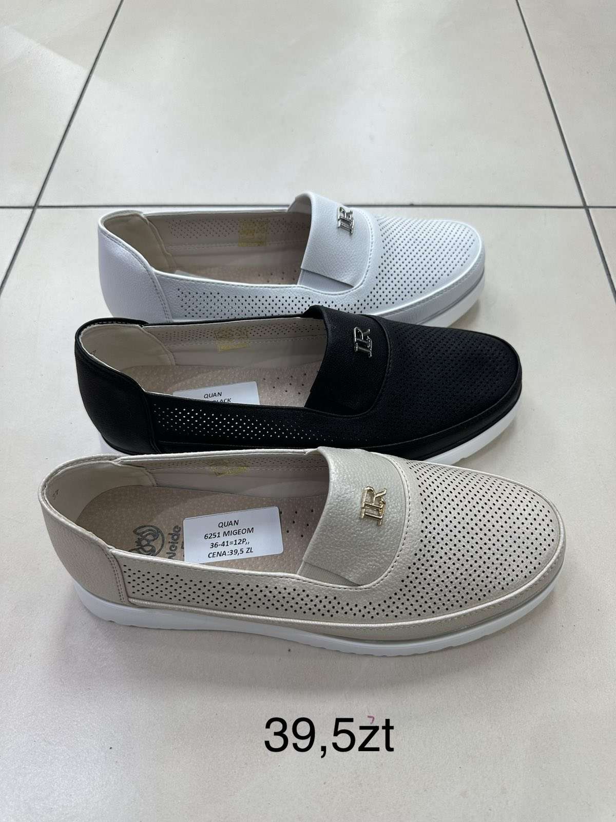 Buty Półbuty Damskie (36-41, 12par)