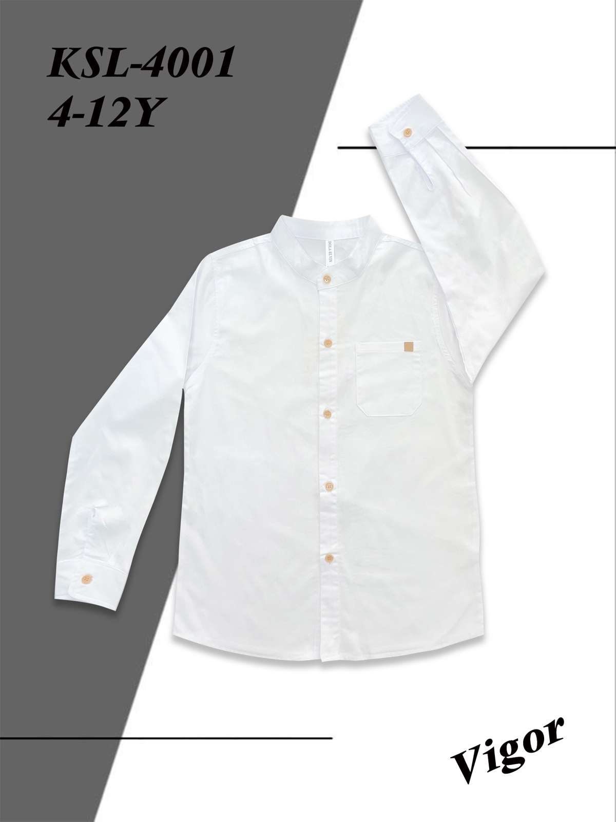 Koszule DZIECIĘCA , Size 4-12lat, paczka  5szt ,1kolor